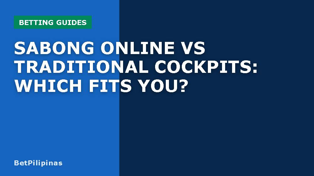 Sabong Online vs Traditional Cockpits: Which Fits You?